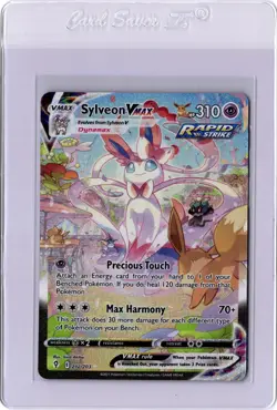 Sylveon VMAX Alternate Art Evolving Skies 212/203 Pokemon Card FA 2021 - Image 1