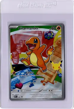 Charmander First Partner Pack Illustration Rare 038 MEP EN Promo Pokemon Card NM - Image 1