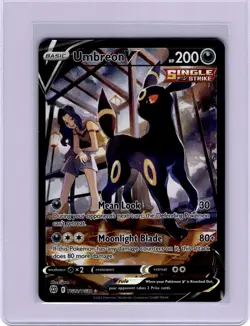 Umbreon V TG22/TG30 Brilliant Stars FA Pokemon Card Trainer Gallery NM - Image 1
