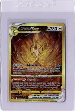 Arceus VSTAR Gold GG70/GG70 Crown Zenith Pokemon Card Full Alt Art Holo - Image 1