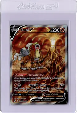 Entei V GG36/GG70 Crown Zenith Alternate Art Pokemon Card FA 2023 - Image 1