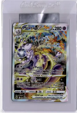 Mewtwo VStar GG44/GG70 Crown Zenith Alternate Art Pokemon Card FA 2023 - Image 1