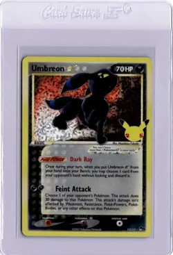 Umbreon Gold Star Celebrations Classic Collection Pokemon 17/17 Holo Card - Image 1