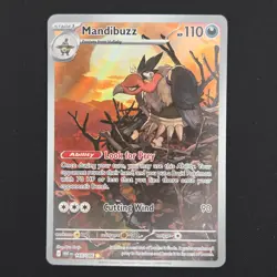 Pokemon TCG Card Mandibuzz 145/086 White Flare Illustration Rare *English* - NM - Image 1