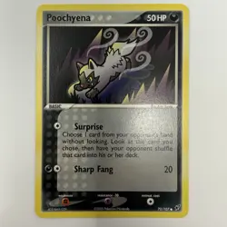 Poochyena 70/107 EX Deoxys Common Pokemon Card LP - Image 1