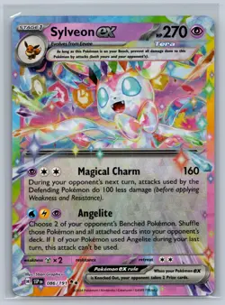 Sylveon ex 086/191 Double Rare Surging Sparks Pokemon Card Near Mint - Image 1
