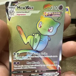 Mew VMAX 268/264 Fusion Strike Secret Rare Holo Pokemon TCG Card (2021) - Image 2