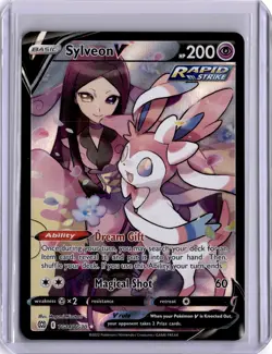 Sylveon V TG14/TG30 Brilliant Stars FA Pokemon Card Trainer Gallery 2022 NM - Image 1