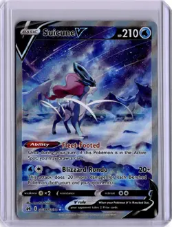Suicune V GG38/GG70 Crown Zenith Alternate Art Pokemon Card FA 2023 NM - Image 1