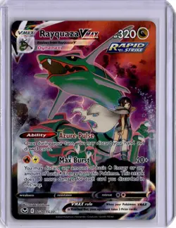 Rayquaza VMAX Silver Tempest Trainer Gallery TG20/TG30 Pokemon Card FA - Image 1