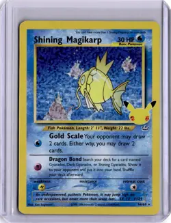 Shining Magikarp Celebrations Classic Collection Pokemon Card 66/64 2021 - Image 1