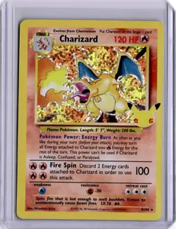 Charizard Celebrations Classic Collection 4/102 Holo Base Set Pokemon Card 2021 - Image 1