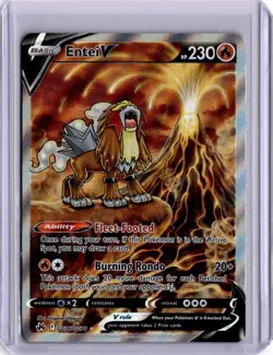 Entei V GG36/GG70 Crown Zenith Alternate Art Pokemon Card FA 2023 - Image 1