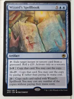 Wizard's Spellbook - Adventures in the Forgotten Realms- Magic the Gathering MTG - Image 1