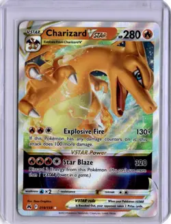 Charizard Vstar Crown Zenith 019/159 Pokemon Card 2023 Holo - Image 1