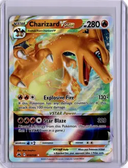 Charizard Vstar Crown Zenith 019/159 Pokemon Card 2023 Holo - Image 1