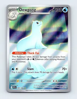 NM Dewgong 097/094 ME02: Phantasmal Flames Illustration Rare Pokemon Card - Image 1