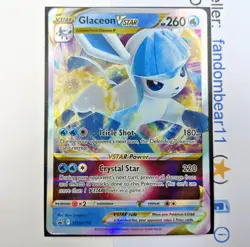 Glaceon VSTAR - BLACK STAR PROMO card SWSH197 Pokemon TCG 2022 Sword & Shield - Image 1