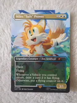 Miles "Tails" Prower MTG Secret Lair - Image 1