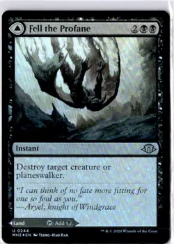 Fell the Profane Modern Horizons 3 Foil NM U 0244 - Image 1