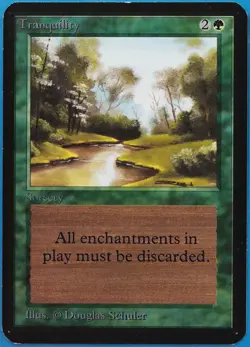 Tranquility Alpha NM Green Common MAGIC THE GATHERING CARD (ID# 509635) ABUGames - Image 1