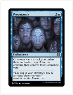 1x Propaganda, Modern Horizons 3 Commander, Magic the Gathering, MTG NM - Image 1