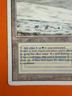 **Tundra** MTG Magic LP/MP - Revised (1994) - Reserved List - Dual Land - Image 5