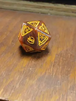 MTG - TMNT - Overszed D20 Pizza spindown life counter - Image 1