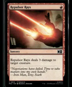 Repulsor Rays (0854) 854 Commander: Marvel Super Heroes Magic: The Gathering NM - Image 1
