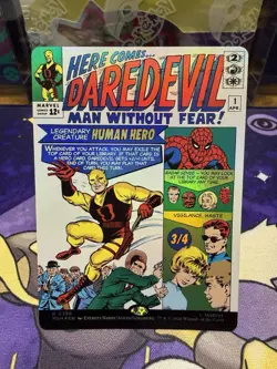 Daredevil, Man Without Fear (Borderless) (0398) Marvel Super Heroes Foil - Image 1
