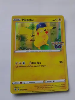 Carte Pokemon RARE HOLO Pikachu 028/078 Pokemon GO PROMO EB10.5 MINT FR - Image 1