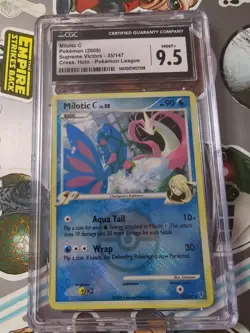 Milotic C 35/147 Supreme Victors Pokemon League Cross Holo CGC 9.5 Mint + - Image 1