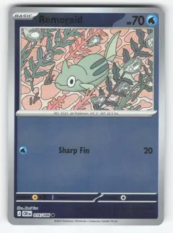 Remoraid 016/086 Common Chaos Rising Pokemon Reverse Holo Near Mint - Image 1
