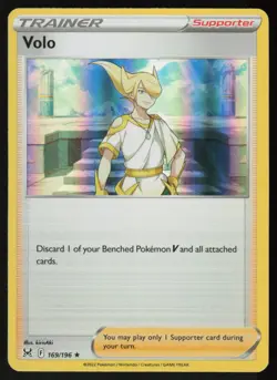 Volo 169/196 Holo Rare Lost Origin Pokemon Holo Lightly Played - Image 1
