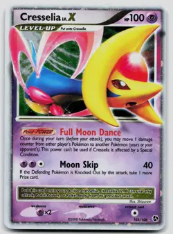 Cresselia LV.X 103/106 Great Encounters Pokemon LP - Image 1