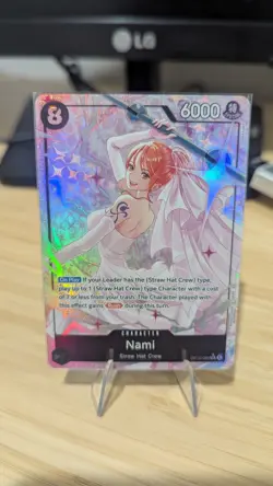 Nami (Alternate Art) OP15-EB04 OP15-086 Foil SR NM Adventure on Kami's Island - Image 1