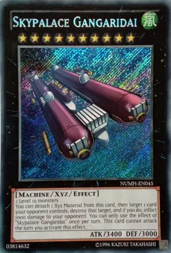 NUMH-EN045 SKYPALACE GANGARIDAI SECRET RARE MIXED EDITION YuGiOh CARD - Image 1