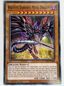 Red-Eyes Darkness Metal Dragon (Alternate Art) - LDS1-EN004 - Common - Image 1