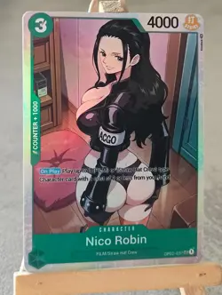 Nico Robin One Piece Full Art Sexy Waifu doujin ACG Card - Image 3