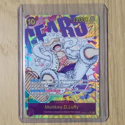One Piece TCG OP05-119 Monkey D. Luffy Gear 5 Parallel SEC Alt Art English - Image 1