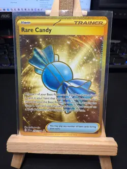 Pokemon TCG Rare Candy 256/198 – Scarlet & Violet – Hyper Rare Gold – Near Mint - Image 1