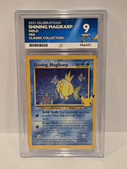Pokemon Celebrations: Classic Collection Shining Magikarp 66/64 Ace Grading 9 - Image 1