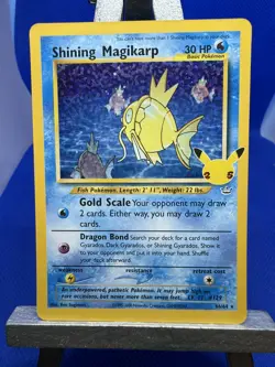 Pokemon TCG Shining Magikarp 66/64 Celebrations: Classic Collection NM - Image 1
