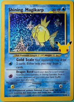 Shining magikarp 66/64 Celebrations - Classic Collection Pokemon Card - Image 1