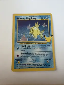 Pokemon TCG Celebrations Shining Magikarp Holo Card 66/64 Classic Collection - Image 1