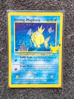 Shining Magikarp 66/64 25th Anniversary Celebrations Classic Collection Pokemon - Image 1