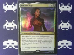 Foil Oath of Kaya War of the Spark - Magic the Gathering MTG Multi - Image 1