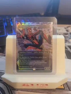 Spectacular Spider-Man (0239) (Borderless) (Textured Foil) The Sensational Suit - Image 1