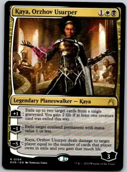 Magic the Gathering Kaya, Orzhov Usurper Ravnica Remastered MTG Free Shipping! - Image 1