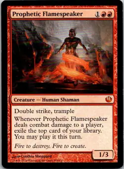 Magic the Gathering Prophetic Flamespeaker Journey into Nyx MTG Free Ship! - Image 1